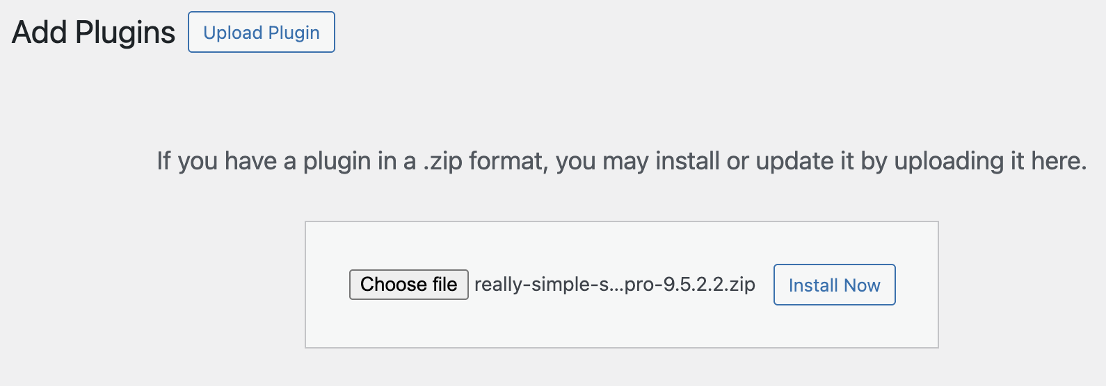 Installing the Really Simple SSL Pro plugin on WordPress