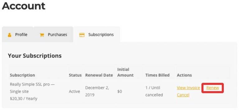 License Renewal, How To Renew Your Really Simple SSL Pro License ...