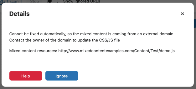 Really Simple SSL Pro - Mixed Content in External Files