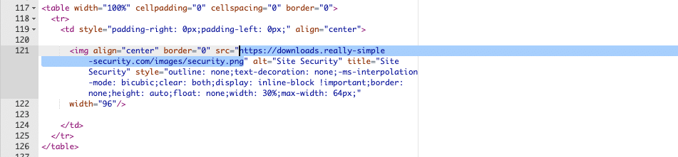 Really Simple Security - Changing the default image URL in the Email 2FA template