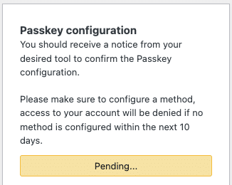 Really Simple Security - Pending Passkey Configuration