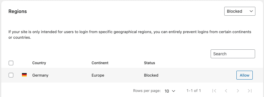 Really Simple Security - Limit Login Attempts: Geo-Blocking, Blocked Countries List